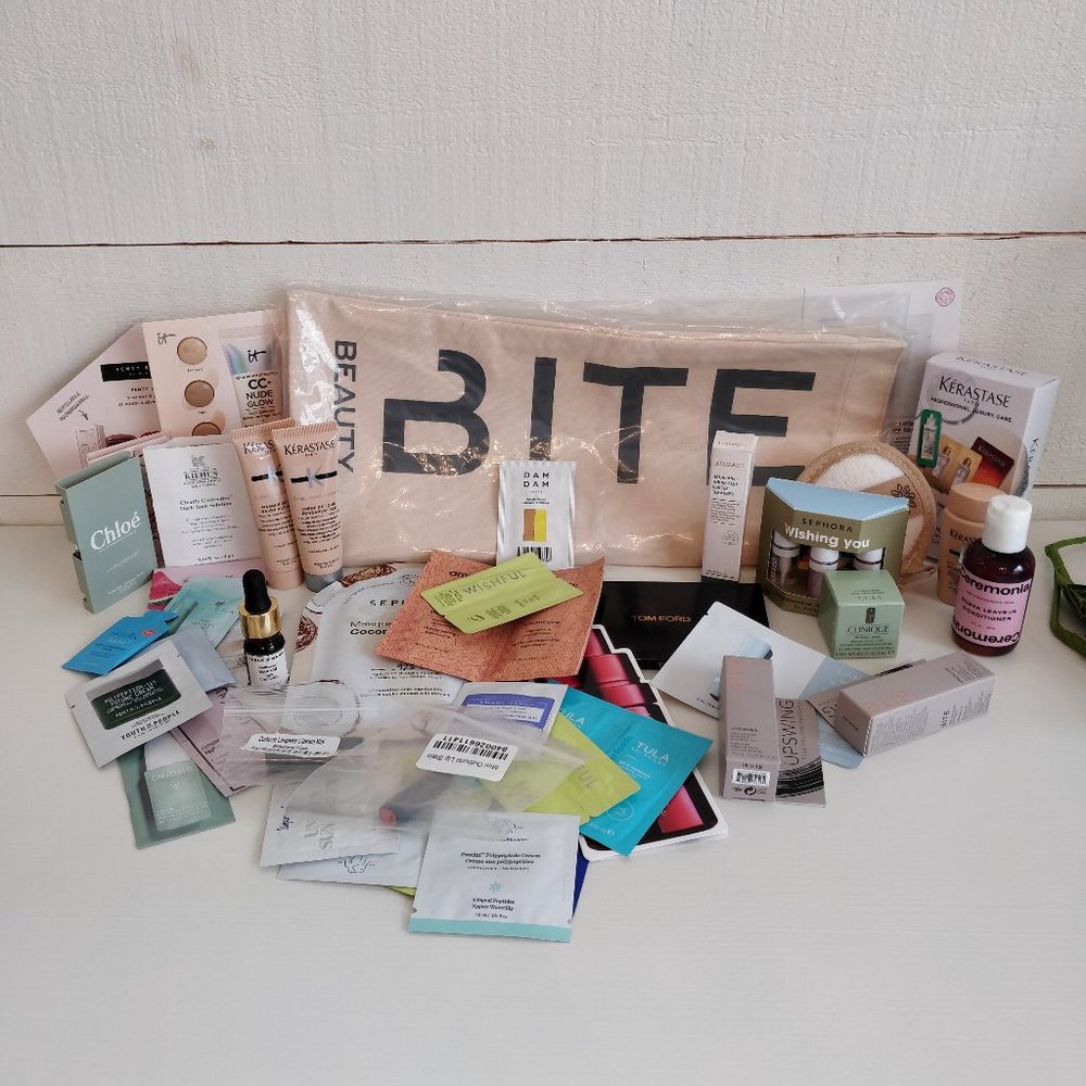 Lot of 40+ Trial & Deluxe Luxury Beauty Samples